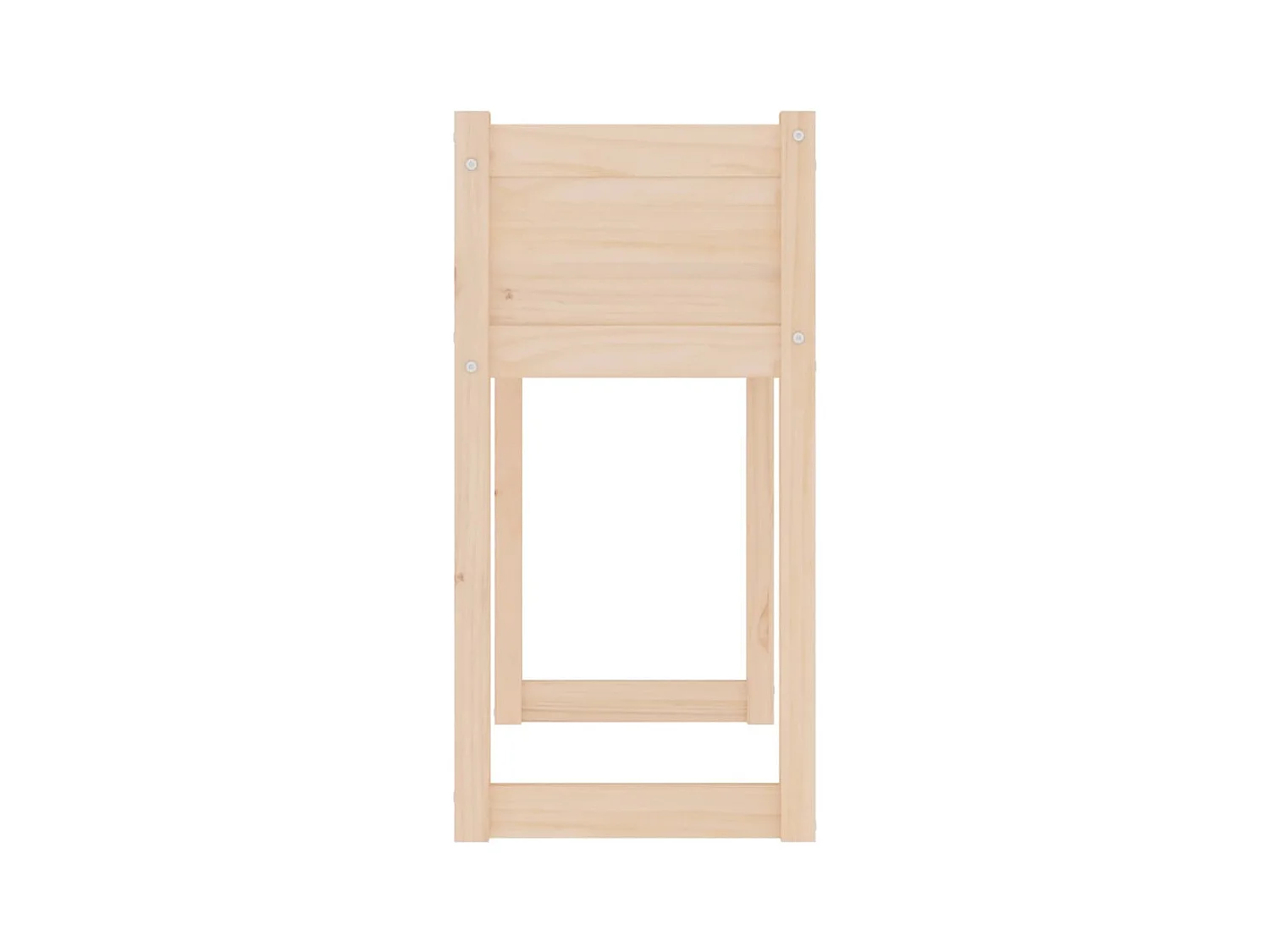 Fioriera rialzata per aiuola terrazza giardino 78 x 40 x 81 cm legno massello di pino marrone 02_0037858