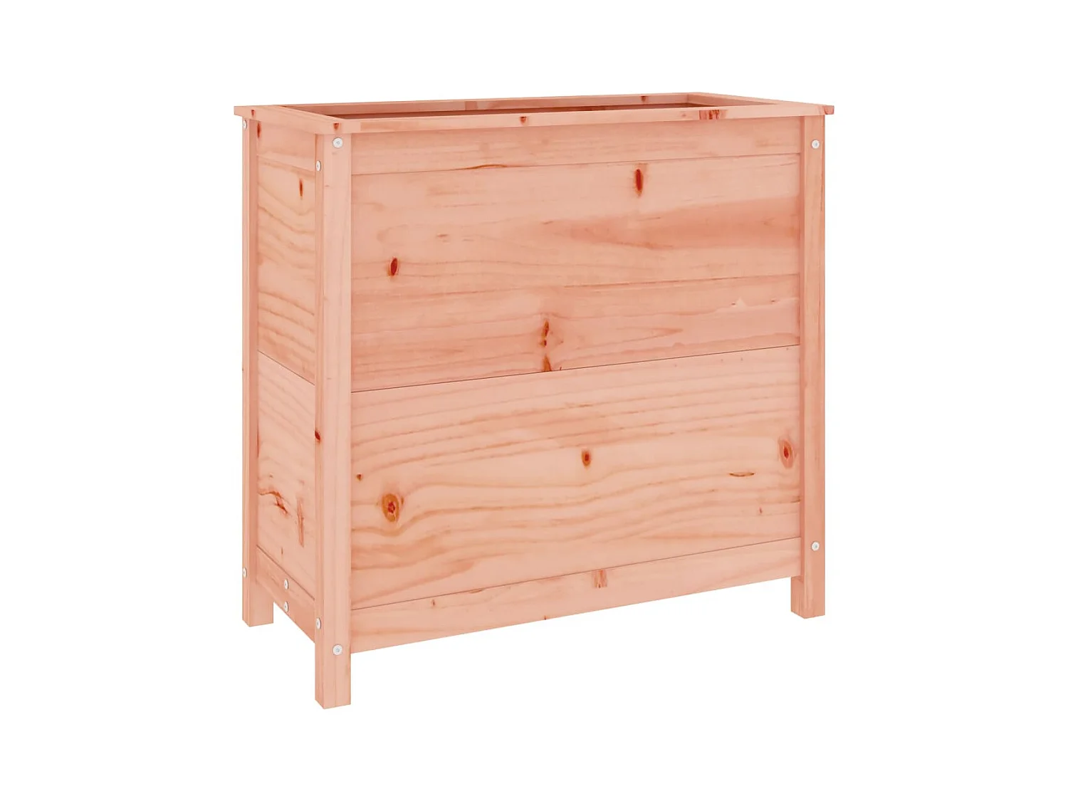 Fioriera rialzata per giardino e terrazza 825 x 40 x 78 cm in legno massello marrone douglas 02_0037941