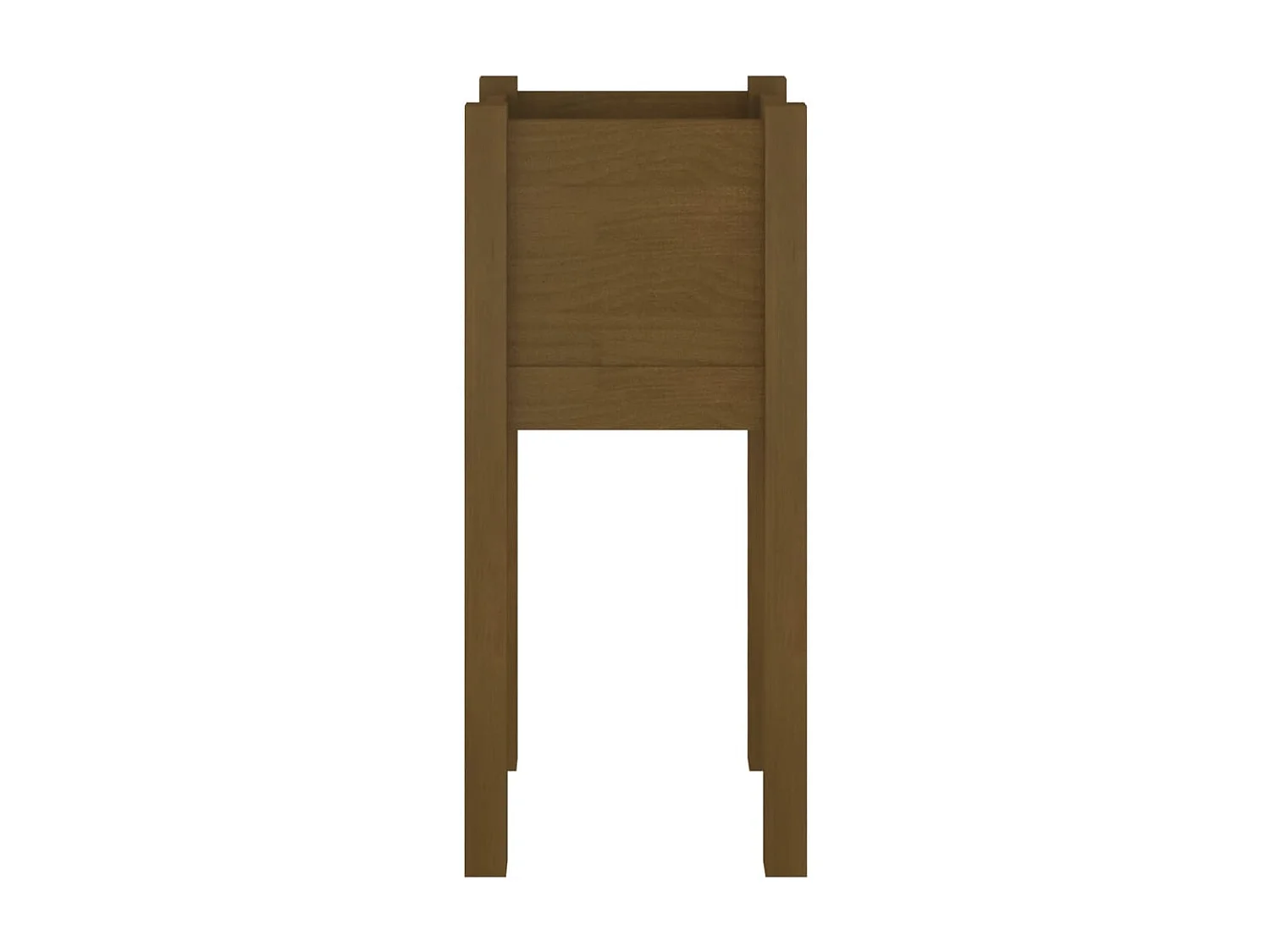 Jardinière bac lit surélevé marron 31 x 31 x 70 cm 02_0038895