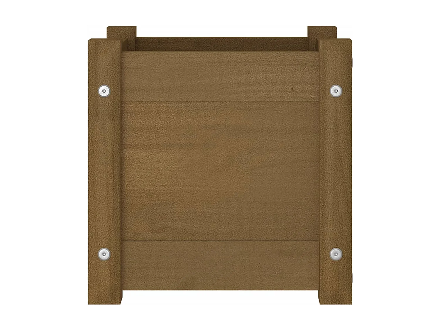 Jardinière bac lit surélevé bois marron 31 x 31 x 31 cm 02_0038620