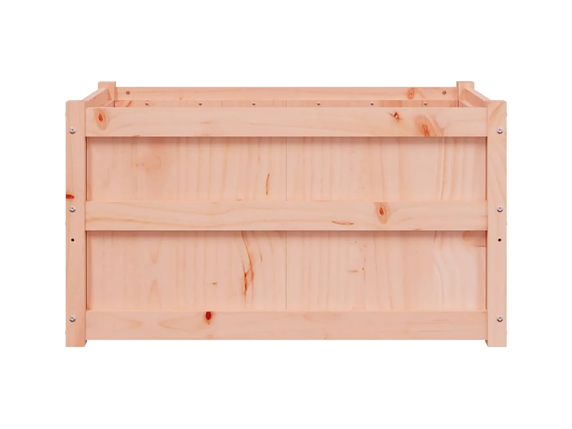 Jardinière bac lit surélevé bois marron 90 x 50 x 50 cm 02_0039052