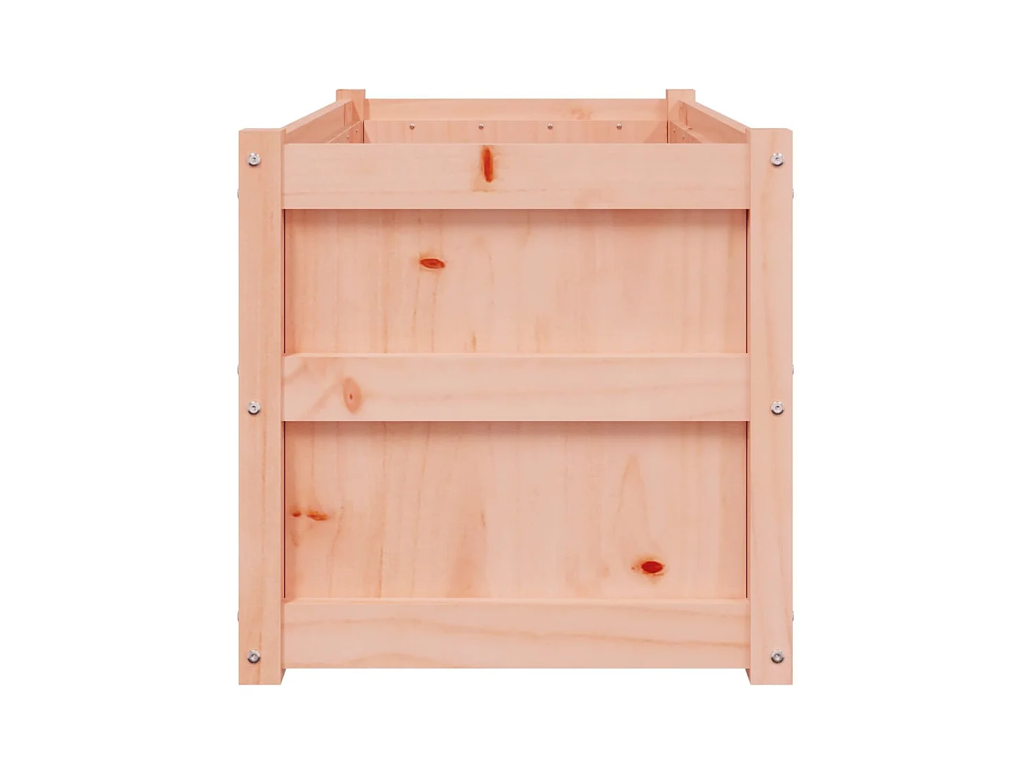 Jardinière bac lit surélevé bois marron 90 x 50 x 50 cm 02_0039052