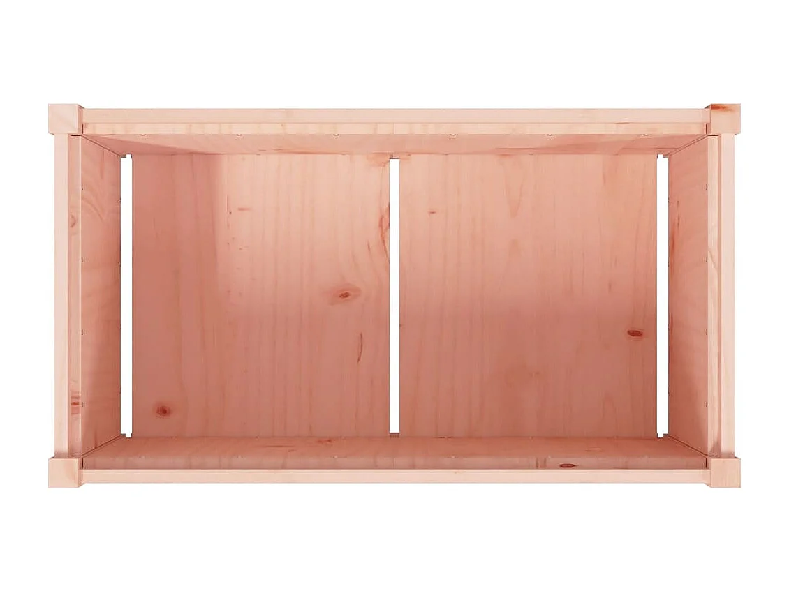 Jardinière bac lit surélevé bois marron 90 x 50 x 50 cm 02_0039052