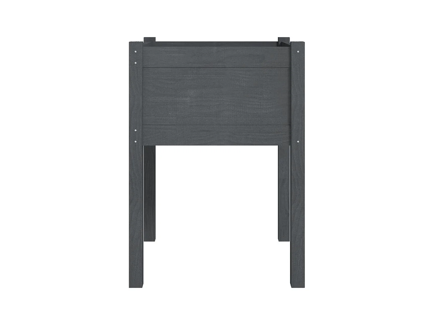 Jardinière bac lit surélevé bois marron 50 x 50 x 70 cm 02_0038995