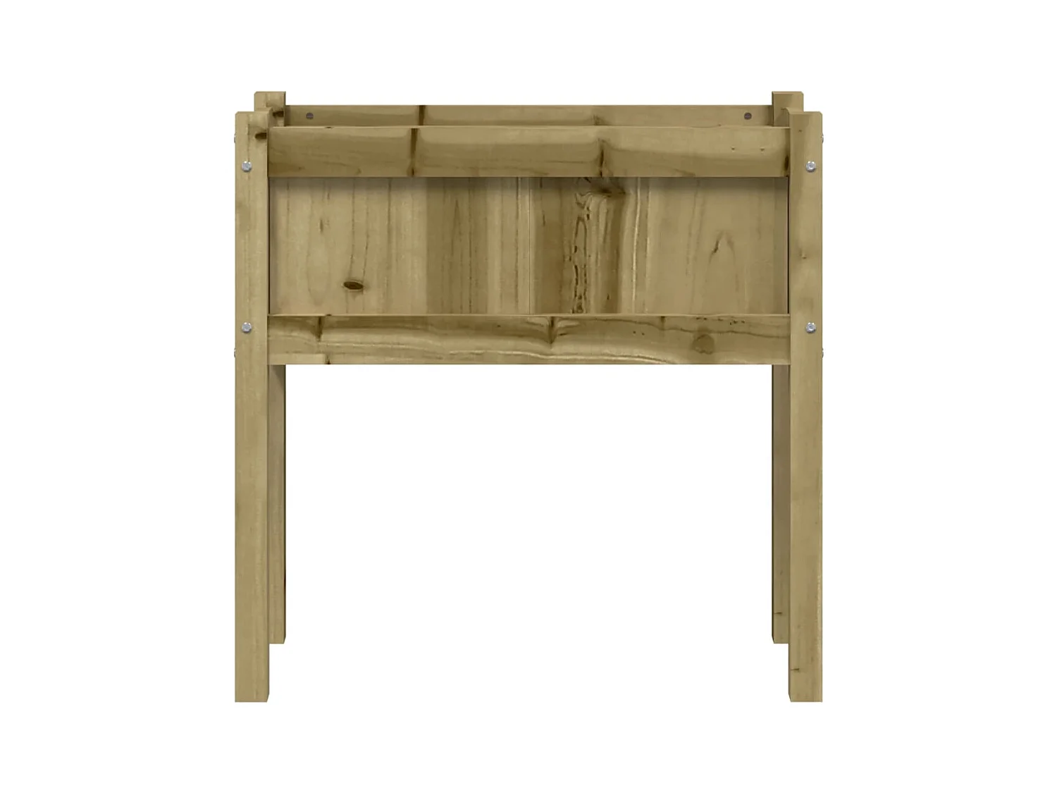 Jardinière bac lit surélevé bois marron 70 x 31 x 70 cm 02_0038167