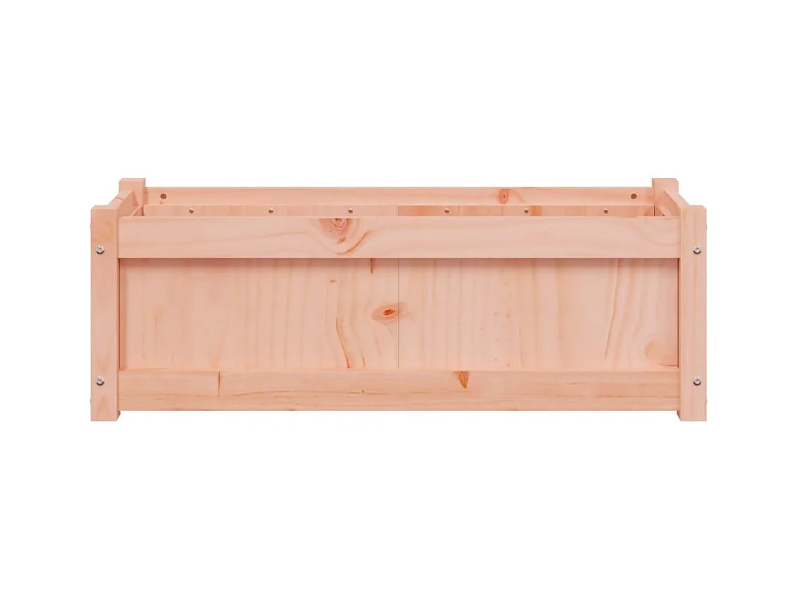 Jardinière bac lit surélevé bois marron 90 x 31 x 31 cm 02_0039071