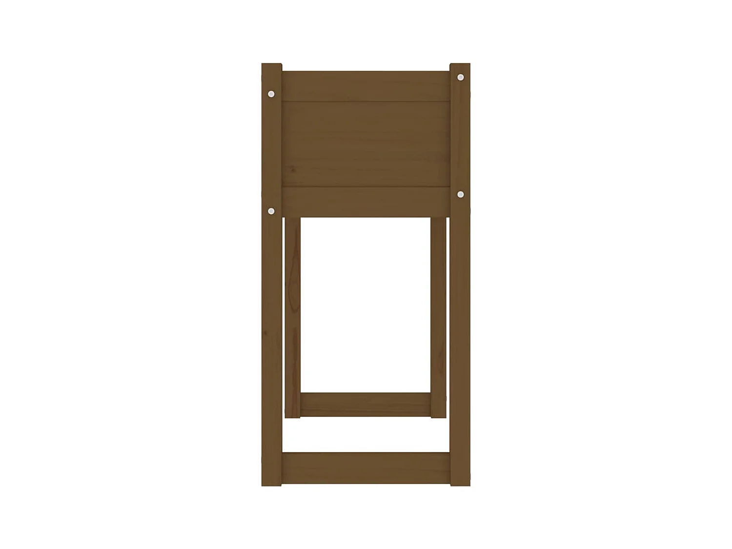 Vassoio per fioriera aiuola rialzata piante fiori terrazza giardino 78 x 40 x 81 cm legno massello di pino marrone 02_0037861