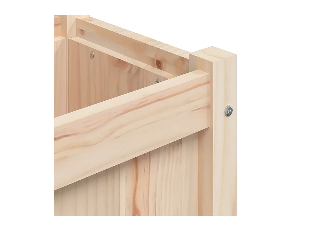 Jardinière bac lit surélevé bois marron 180 x 31 x 31 cm 02_0039048