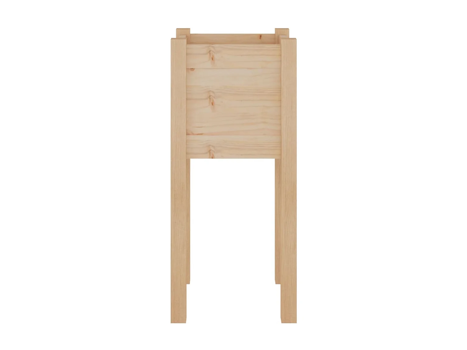 Jardinière bac lit surélevé bois marron 31 x 31 x 70 cm 02_0038543