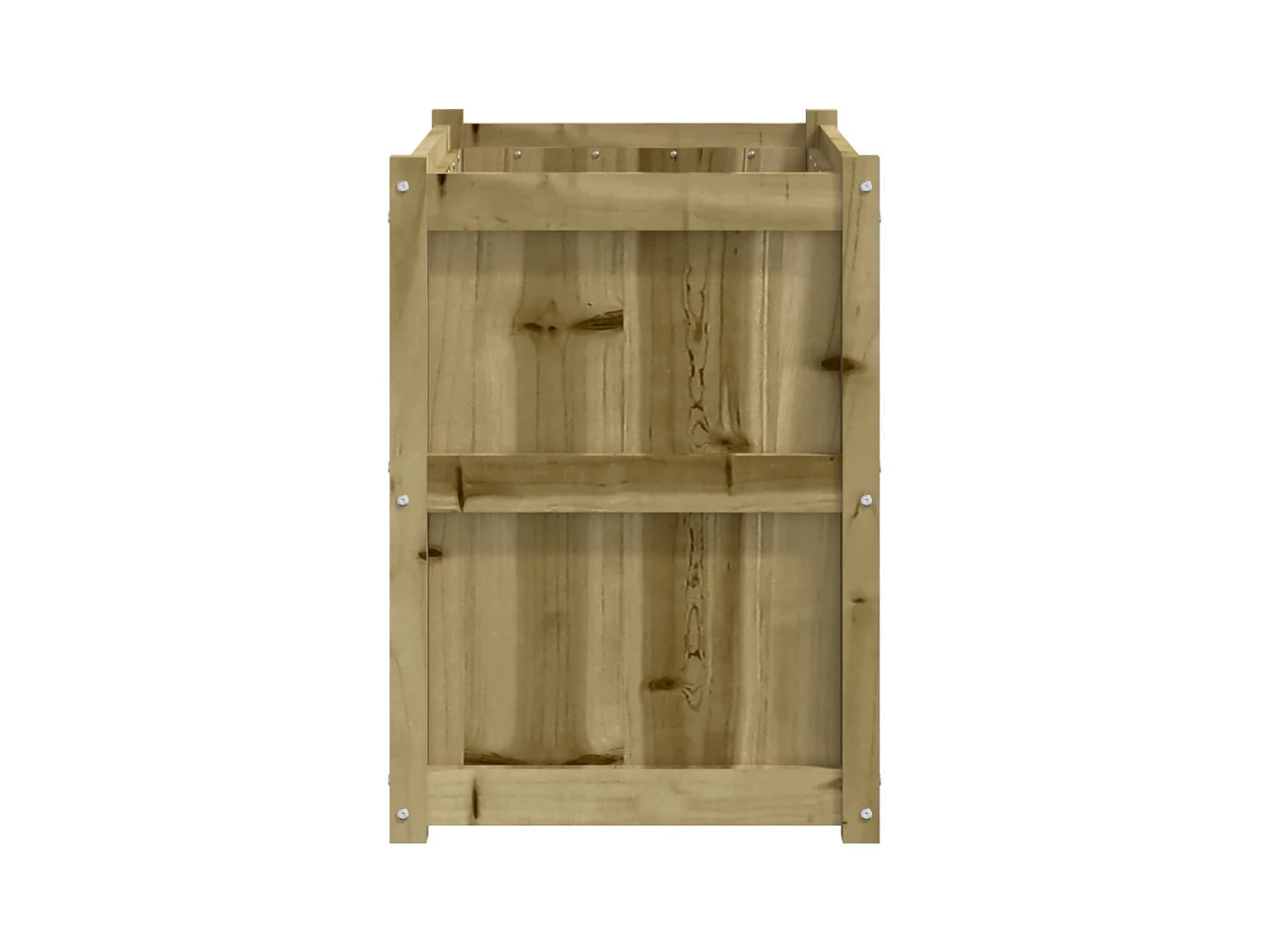 Jardinière bac lit surélevé bois marron 90 x 50 x 70 cm 02_0038003