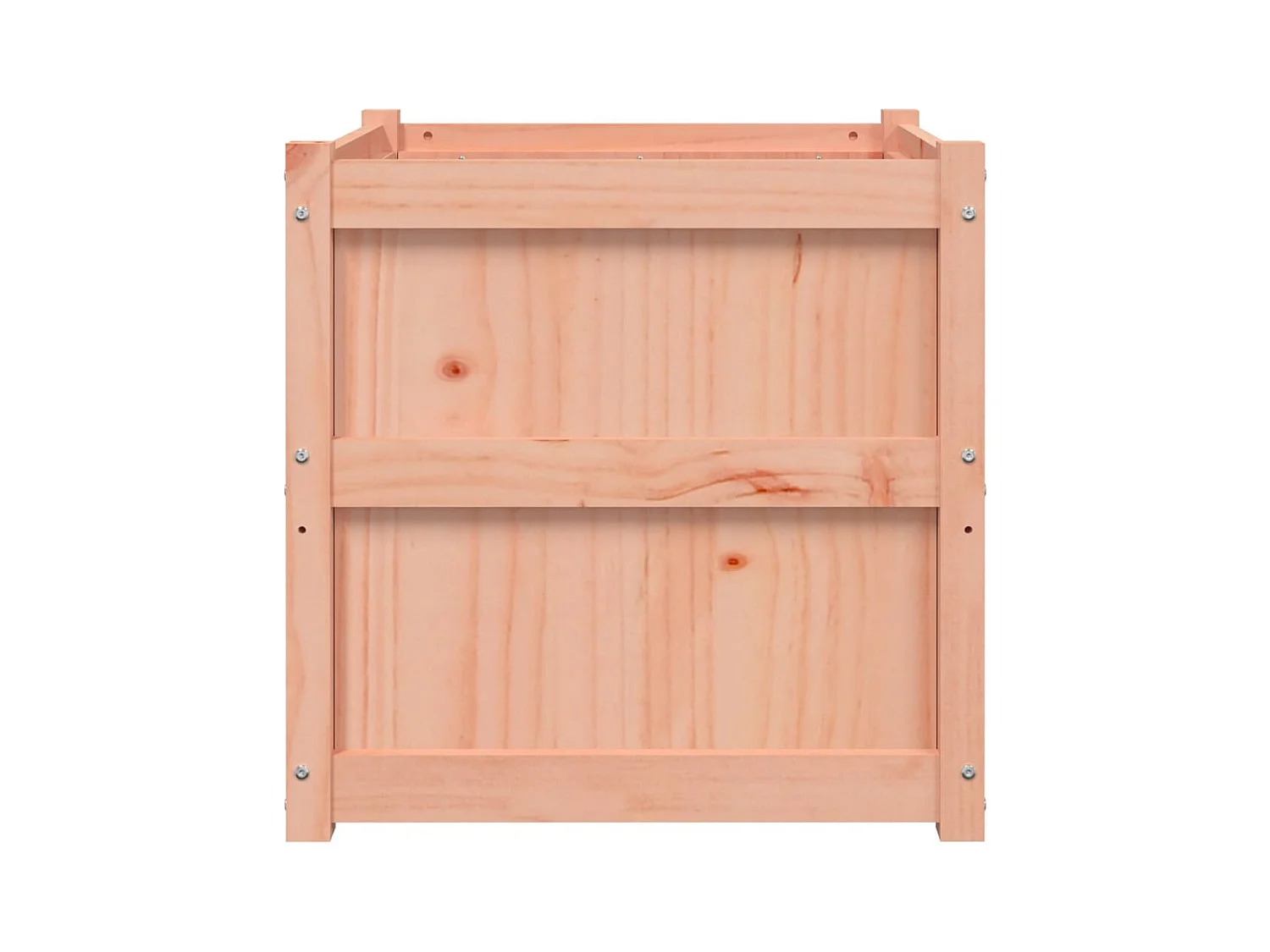 Jardinière bac lit surélevé bois marron 60 x 60 x 60 cm 02_0039054