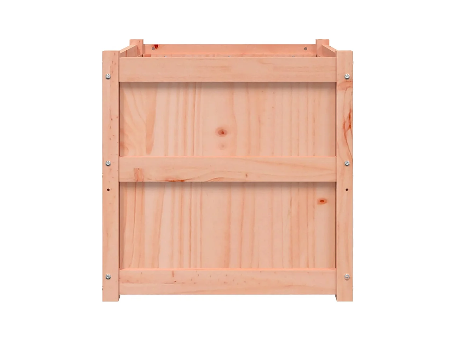 Jardinière bac lit surélevé bois marron 60 x 60 x 60 cm 02_0039054