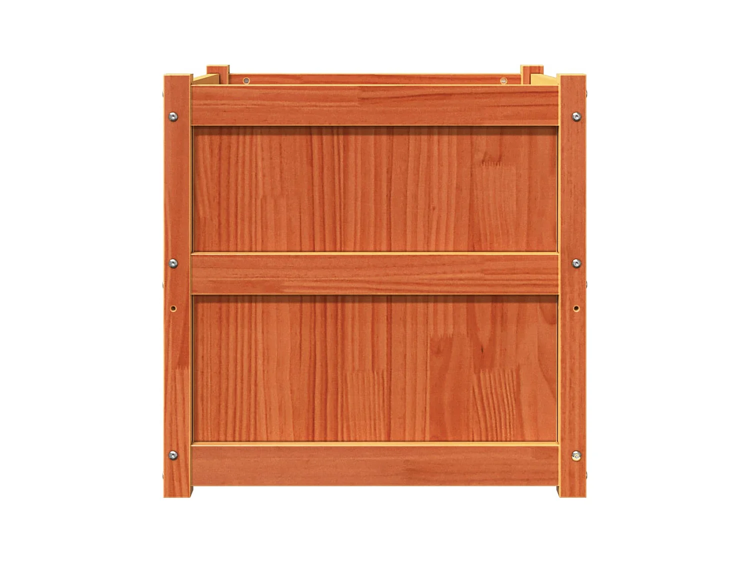 Jardinière bac lit surélevé bois marron 60 x 60 x 60 cm 02_0039065