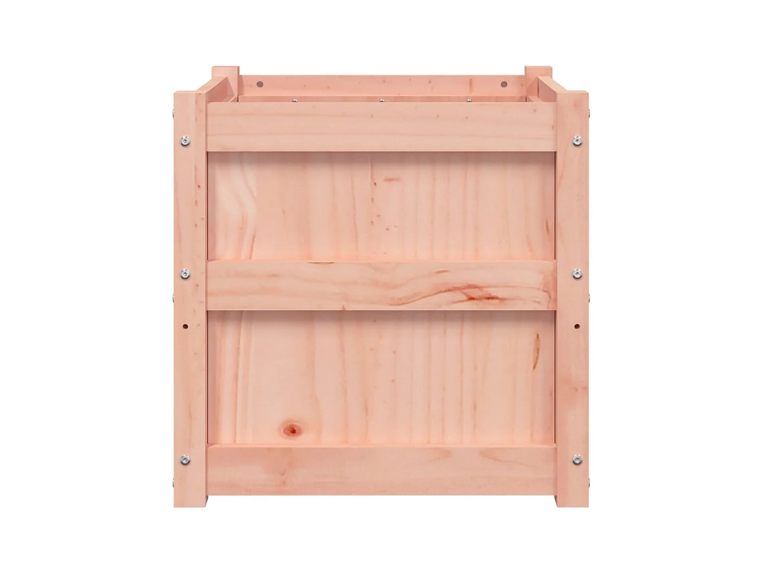 Jardinière bac lit surélevé bois marron 50 x 50 x 50 cm 02_0039059