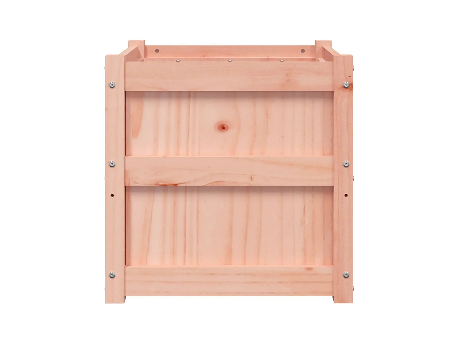 Jardinière bac lit surélevé bois marron 50 x 50 x 50 cm 02_0039059