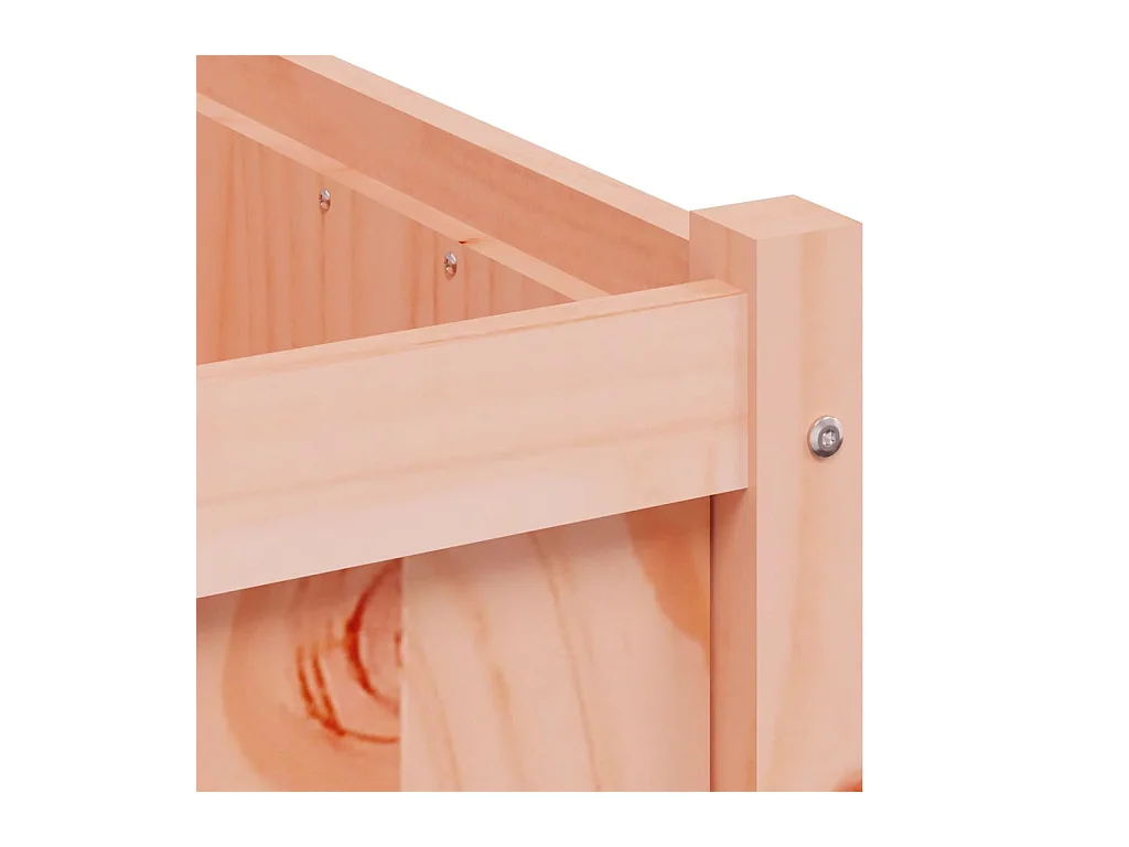 Jardinière bac lit surélevé bois marron 50 x 50 x 50 cm 02_0039059