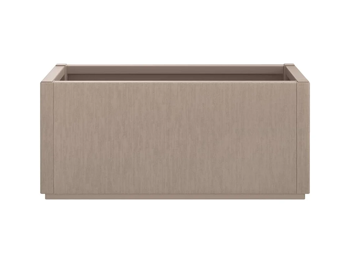 Bandeja para plantador de plantas com canteiro elevado flores terraço jardim transparente 80 x 36 x 35 cm PP marrom 02_0038534