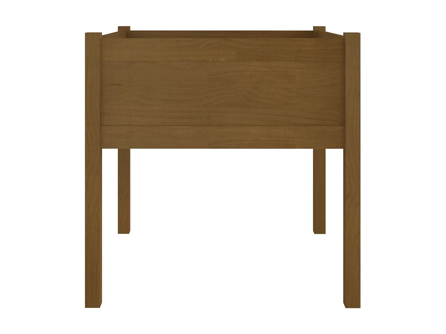 Jardinière bac lit surélevé marron 70 x 70 x 70 cm 02_0038564