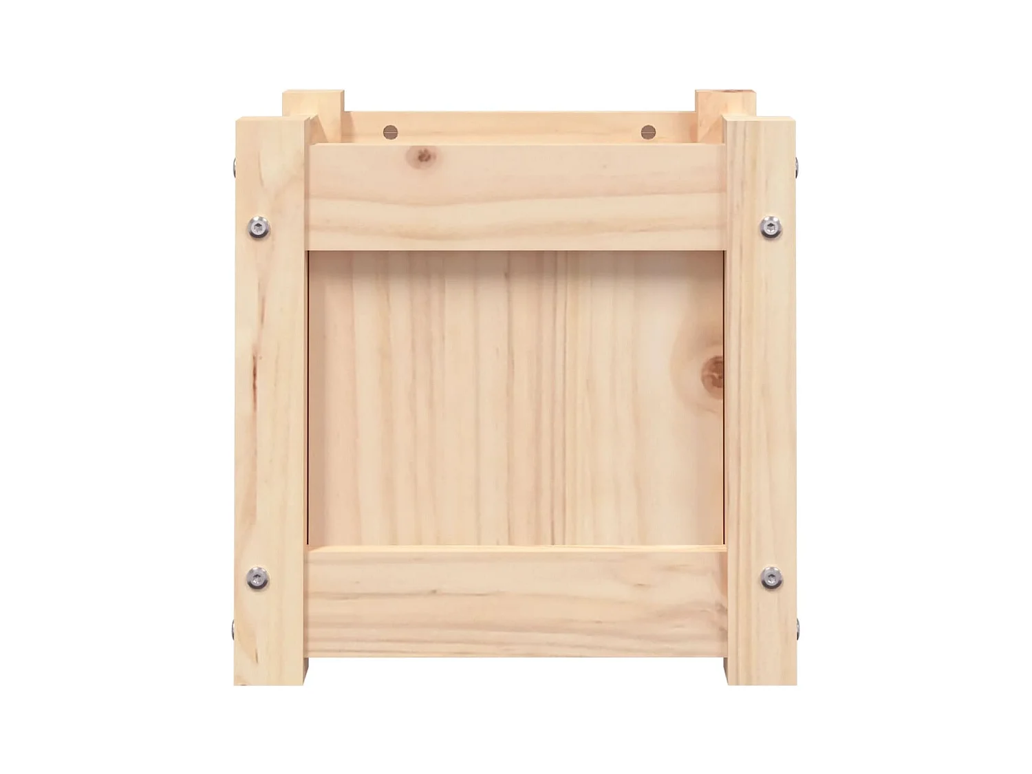 Jardinière bac lit surélevé bois marron 31 x 31 x 31 cm 02_0039044