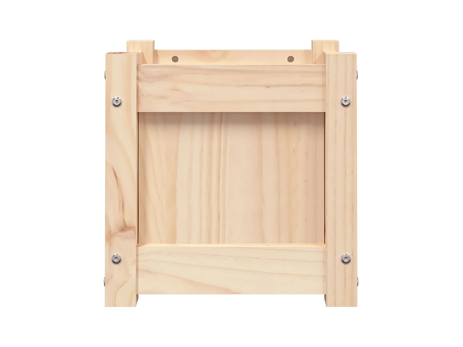 Jardinière bac lit surélevé bois marron 31 x 31 x 31 cm 02_0039044