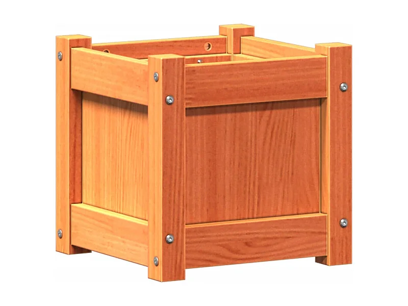 Jardinière bac lit surélevé bois marron 31 x 31 x 31 cm 02_0038450