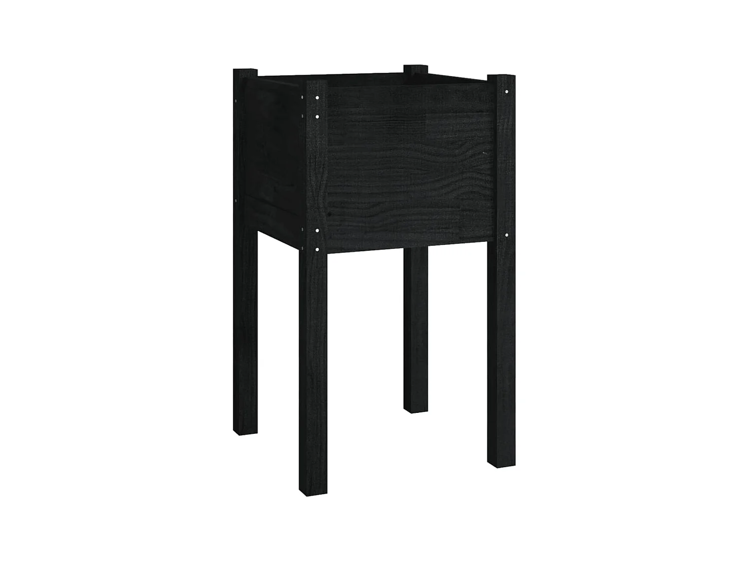 Jardinière bac lit surélevé bois marron 40 x 40 x 70 cm 02_0038901