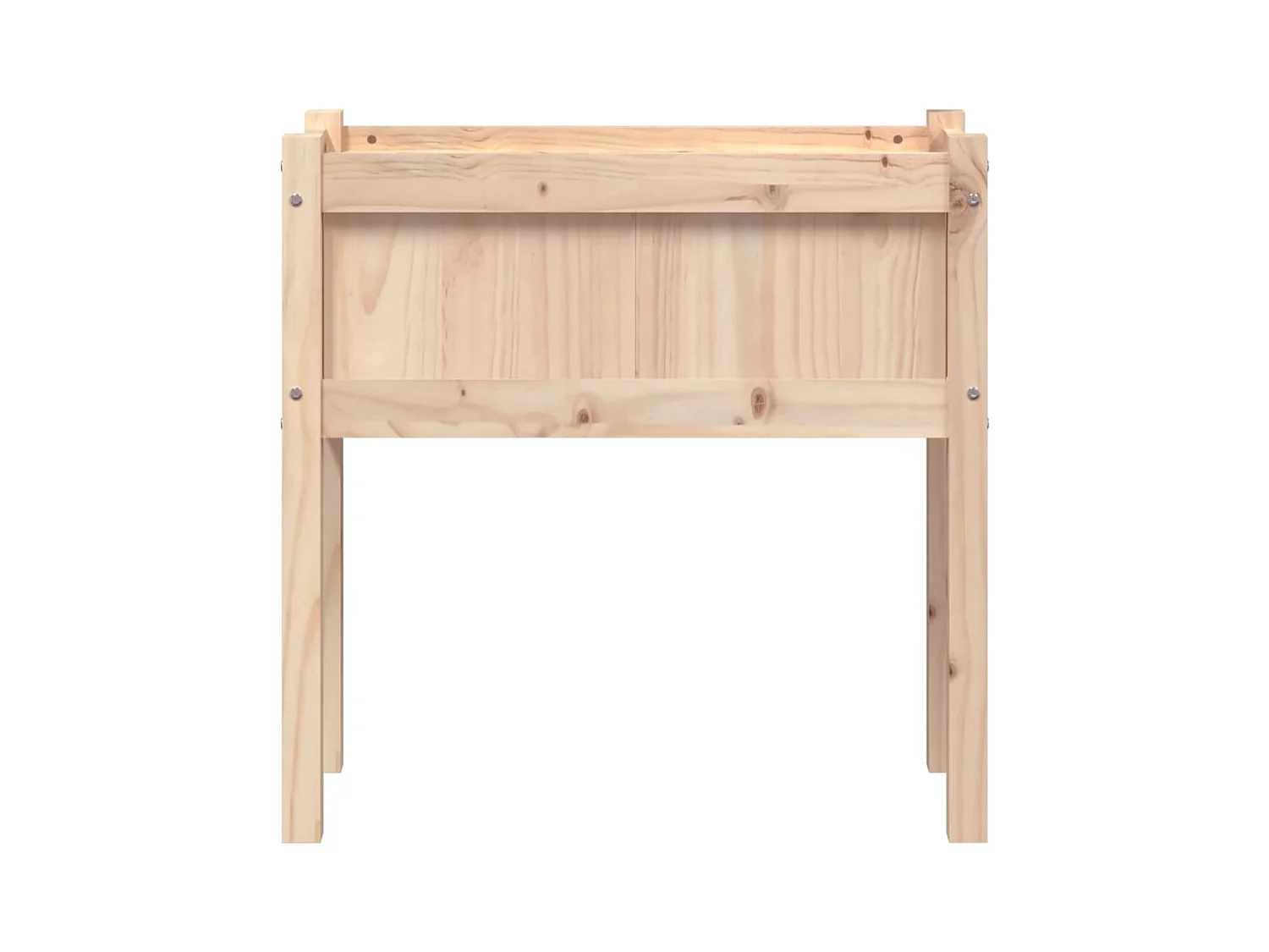 Jardinière bac lit surélevé bois marron 70 x 31 x 70 cm 02_0039019