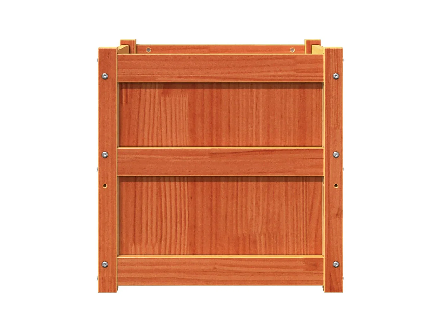 Jardinière bac lit surélevé bois marron 50 x 50 x 50 cm 02_0038463