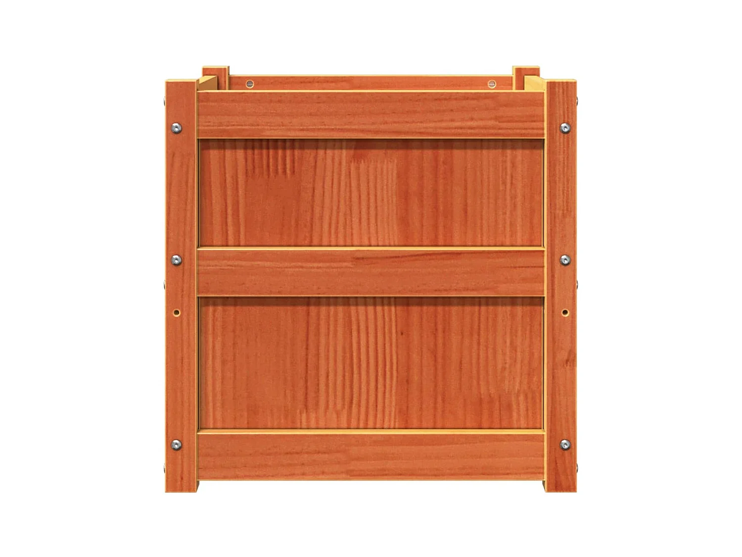 Jardinière bac lit surélevé bois marron 50 x 50 x 50 cm 02_0038463