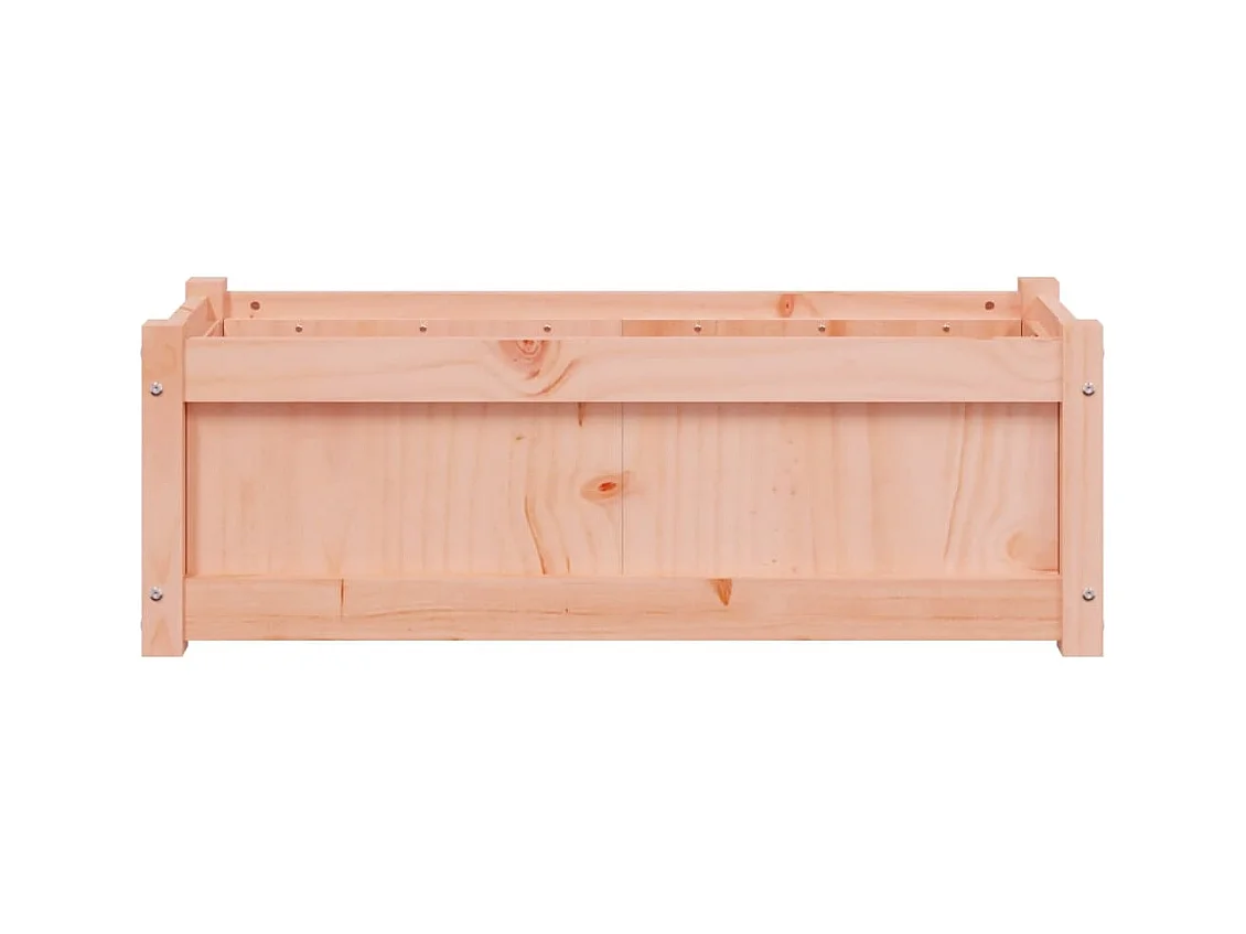 Jardinière bac lit surélevé bois marron 90 x 31 x 31 cm 02_0037966