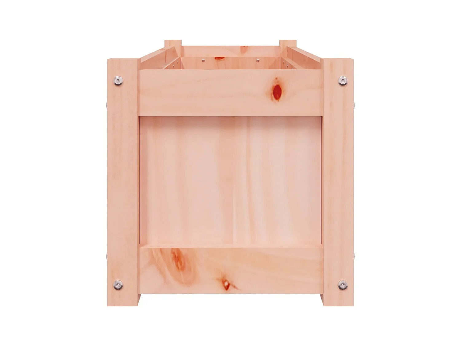 Jardinière bac lit surélevé bois marron 90 x 31 x 31 cm 02_0037966