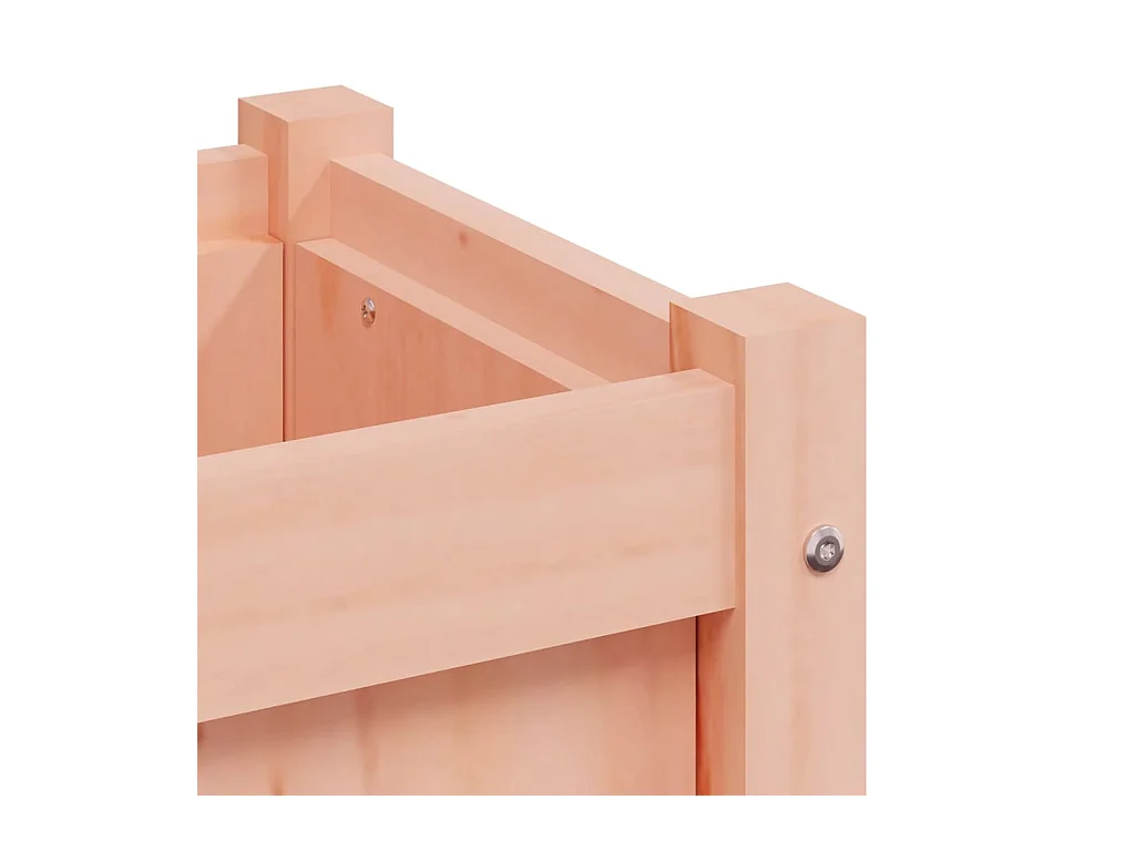 Jardinière bac lit surélevé bois marron 90 x 31 x 31 cm 02_0037966