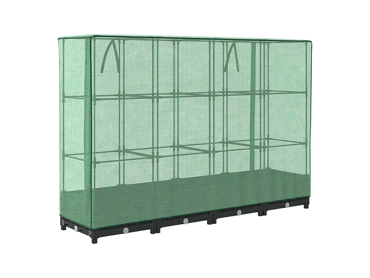 Jardinière bac lit surélevé noire 160 x 40 x 123 cm 02_0038747