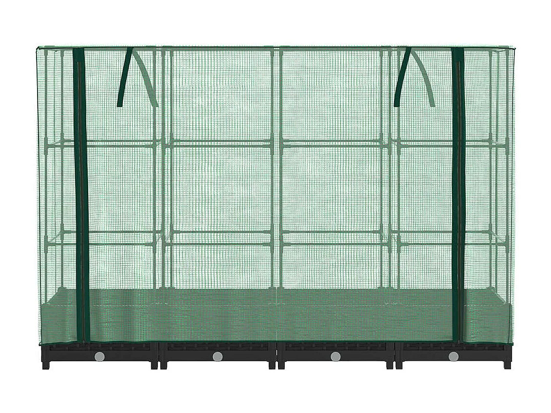 Jardinière bac lit surélevé noire 160 x 40 x 123 cm 02_0038747