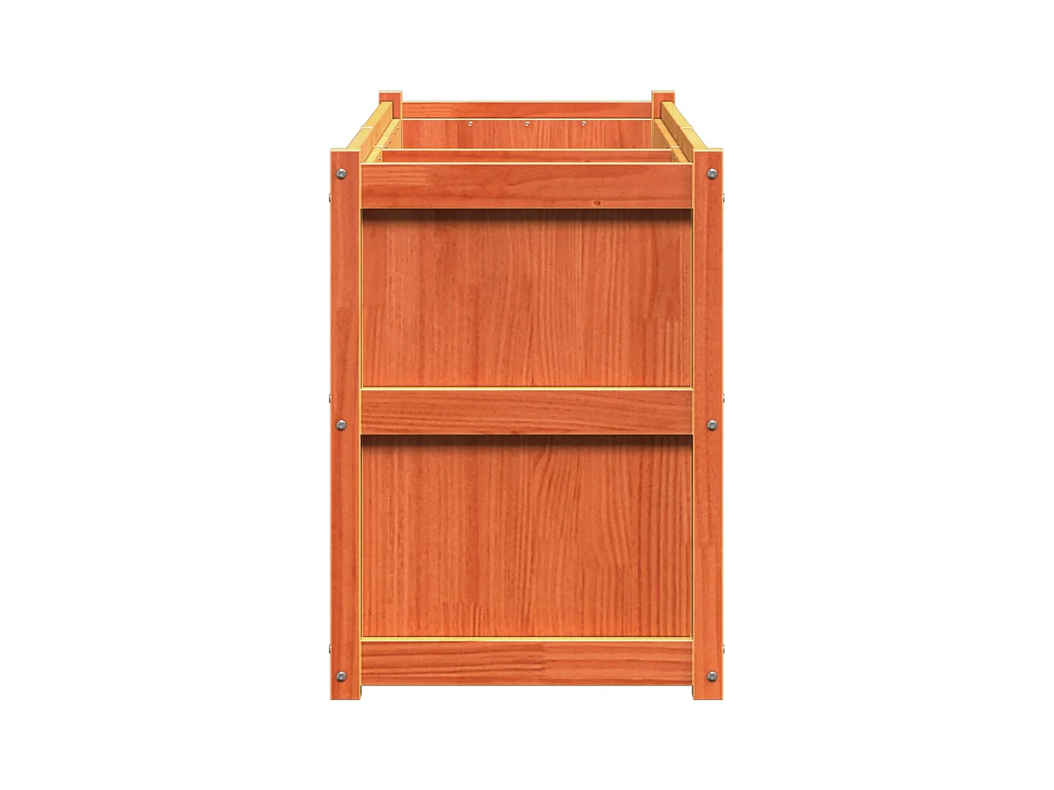 Jardinière bac lit surélevé bois marron 150 x 50 x 70 cm 02_0038447