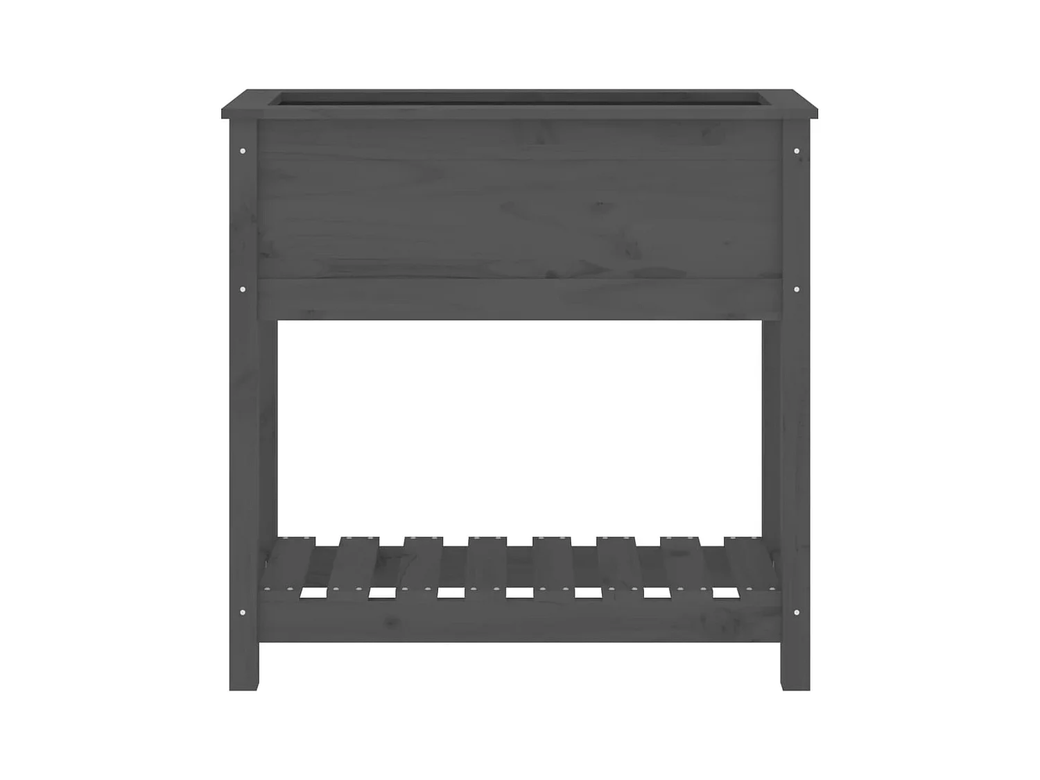 Jardinière bac lit surélevé bois marron 82.5 x 34.5 x 81 cm 02_0038400