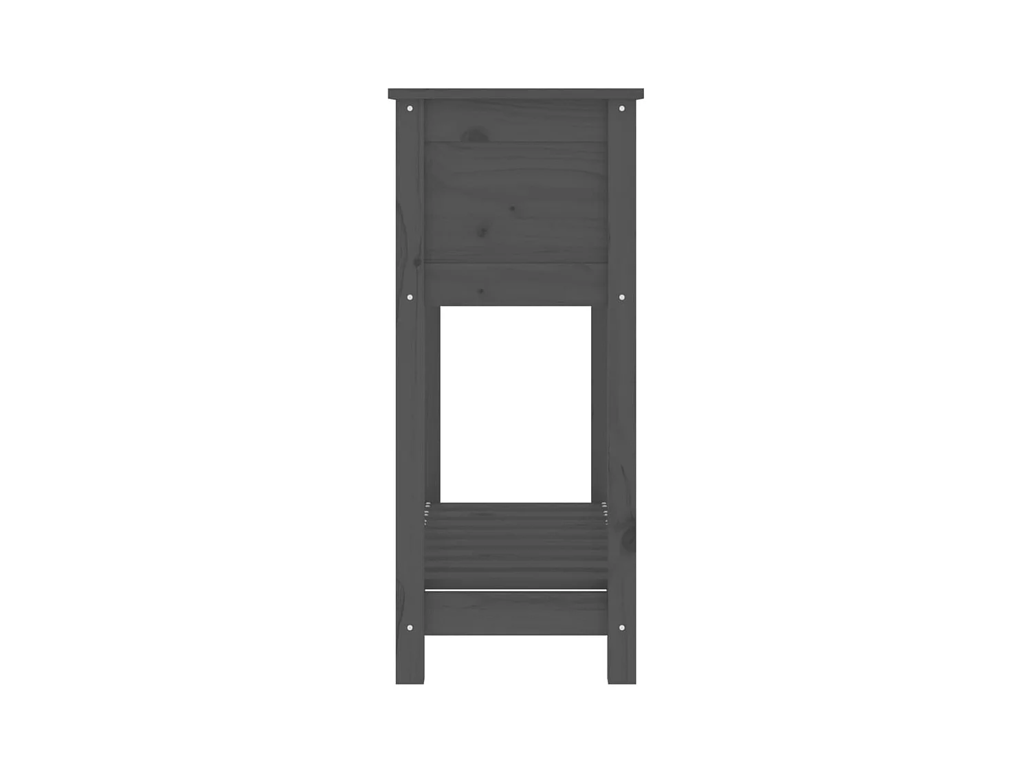 Jardinière bac lit surélevé bois marron 82.5 x 34.5 x 81 cm 02_0038400