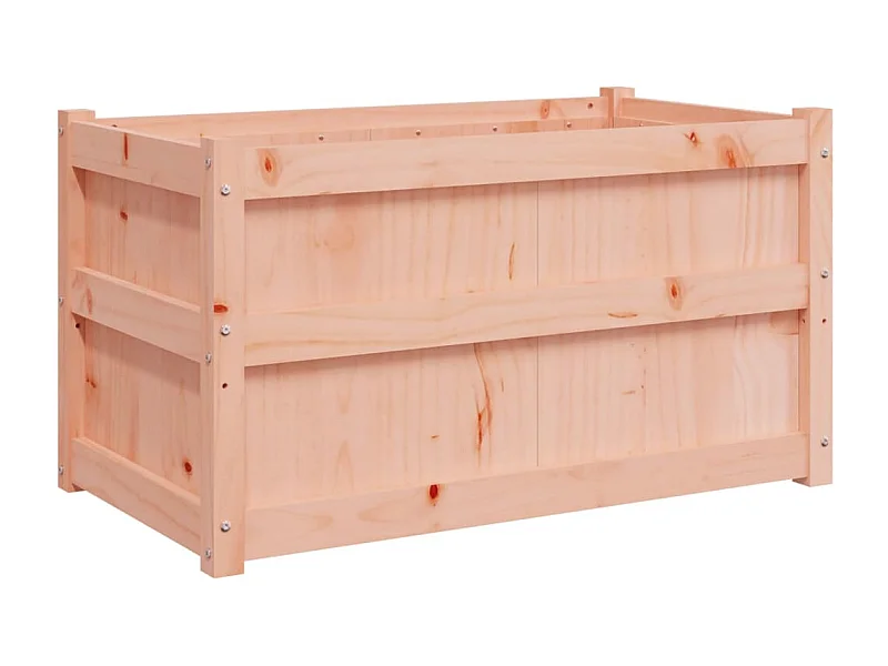 Jardinière bac lit surélevé bois marron 90 x 50 x 50 cm 02_0038002