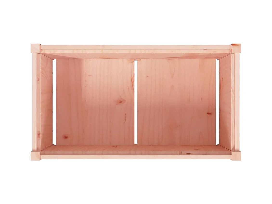 Macetero bancal elevado plantas flores terraza jardín 90 x 50 x 50 cm madera maciza douglas marrón 02_0038002