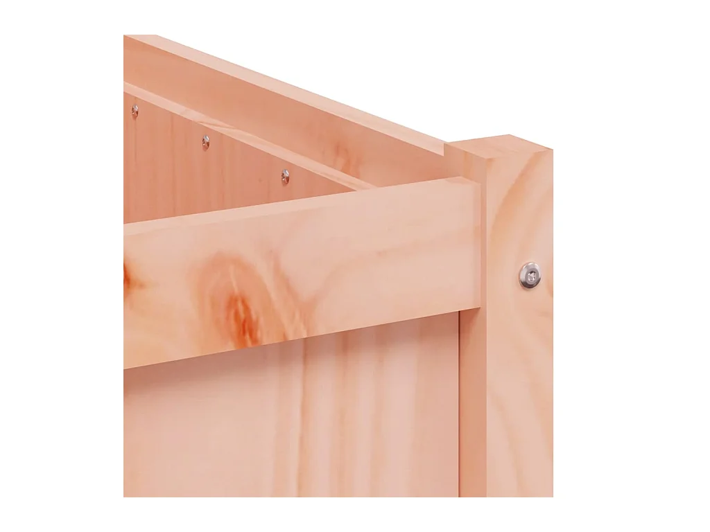 Macetero bancal elevado plantas flores terraza jardín 90 x 50 x 50 cm madera maciza douglas marrón 02_0038002