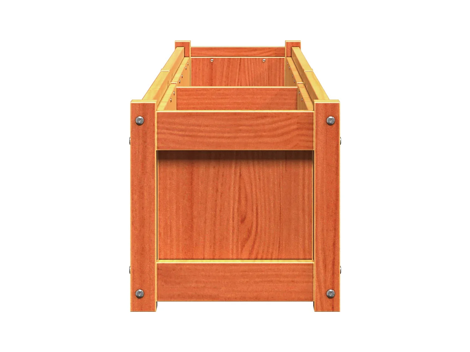 Jardinière bac lit surélevé bois marron 150 x 31 x 31 cm 02_0039061