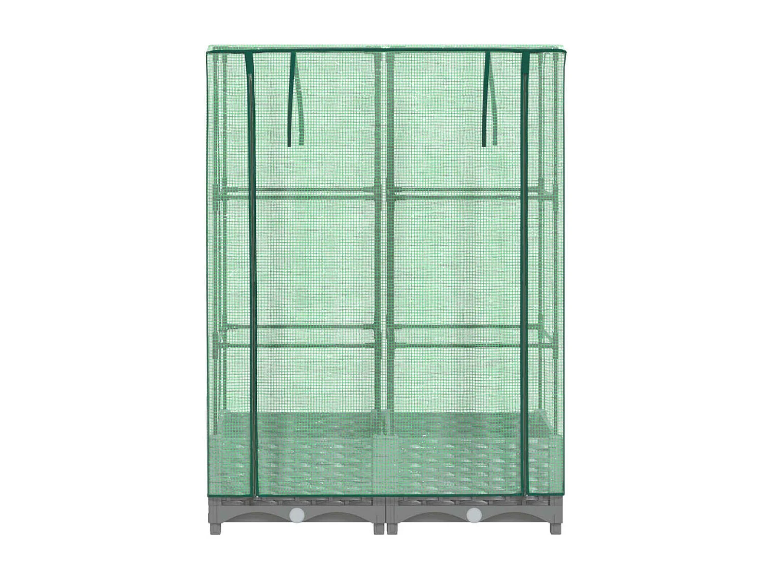 Jardinière bac lit surélevé grise 80 x 40 x 123 cm 02_0038784