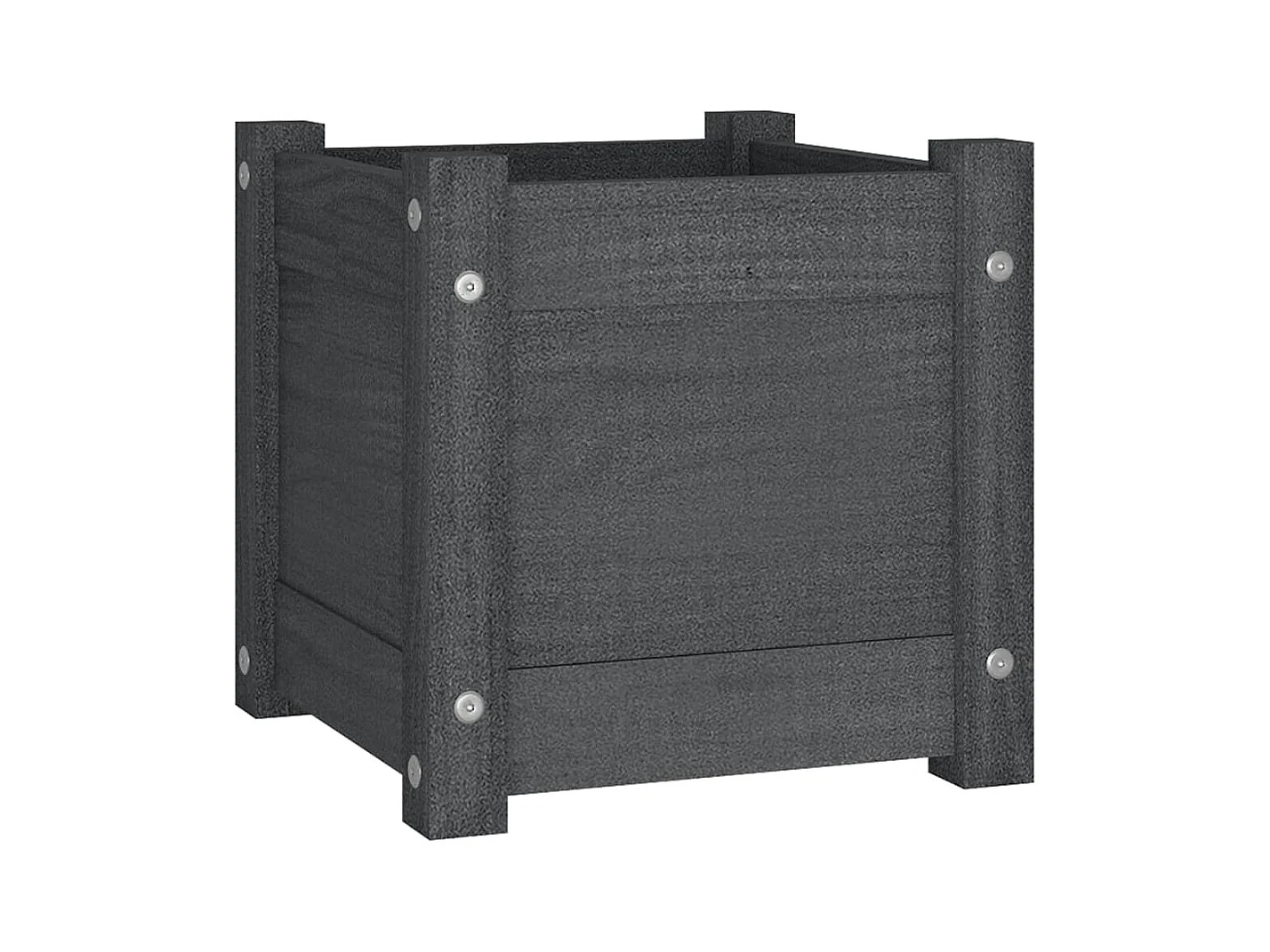 Jardinière bac lit surélevé bois marron 31 x 31 x 31 cm 02_0038888