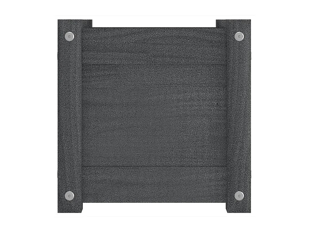 Jardinière bac lit surélevé bois marron 31 x 31 x 31 cm 02_0038888