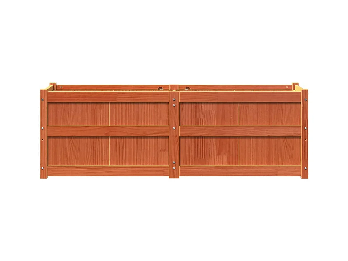 Jardinière bac lit surélevé bois marron 150 x 50 x 50 cm 02_0038446