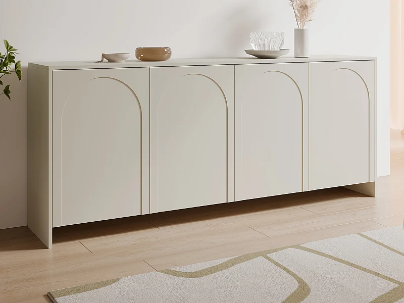 Buffet - 4 Türen - Beige - NALYRA von Maison Céphy