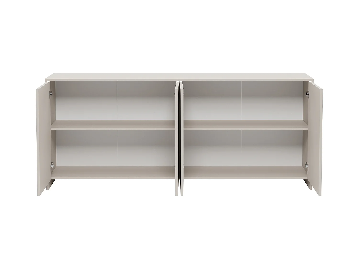 Skjenk med 4 dører - Beige - NALYRA fra Maison Céphy