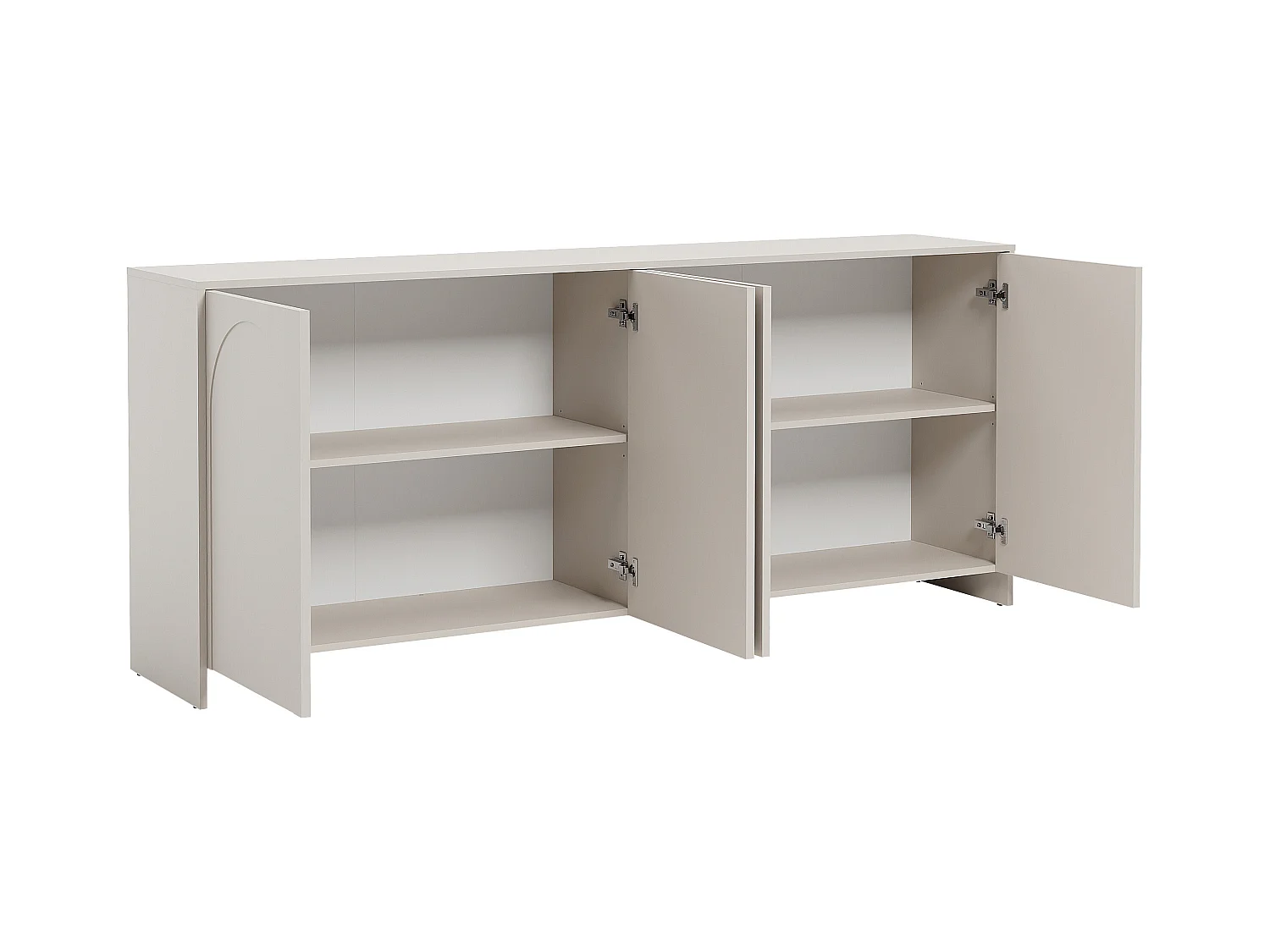 Skjenk med 4 dører - Beige - NALYRA fra Maison Céphy