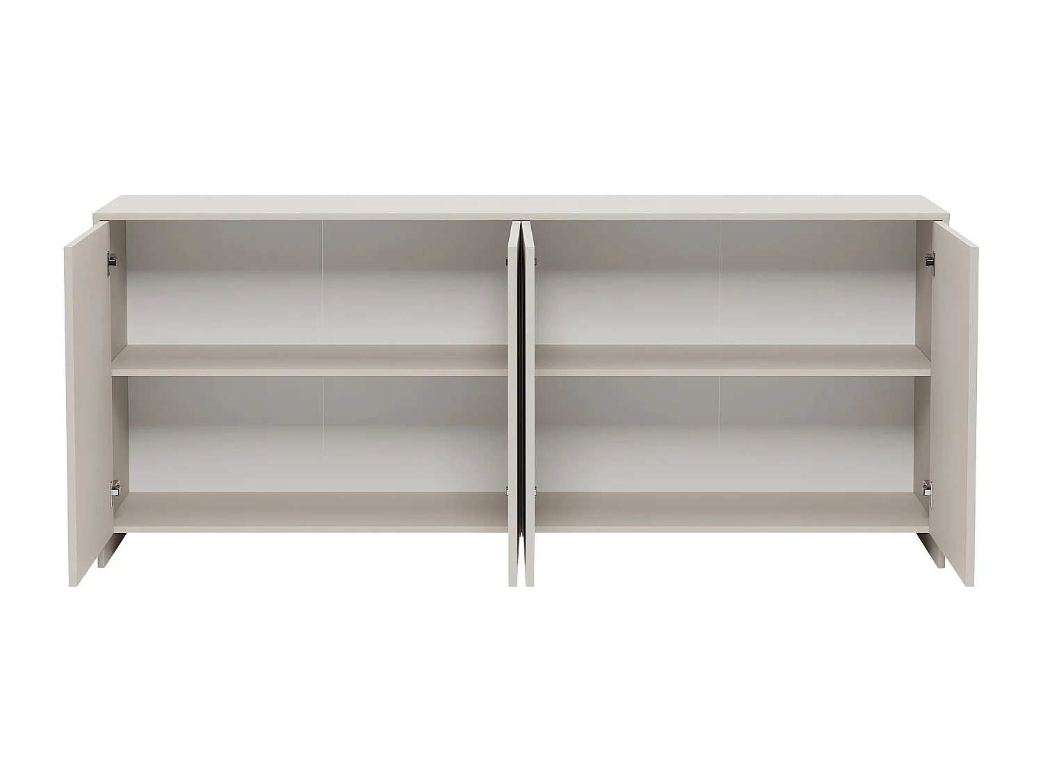 Buffet avec 4 portes - Beige - NALYRA de Maison Céphy