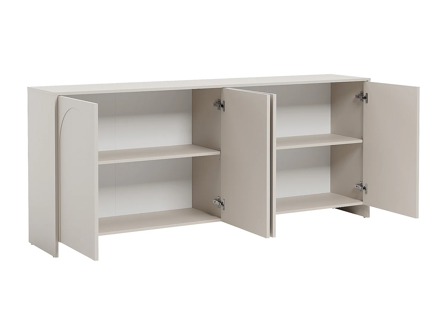 Buffet avec 4 portes - Beige - NALYRA de Maison Céphy